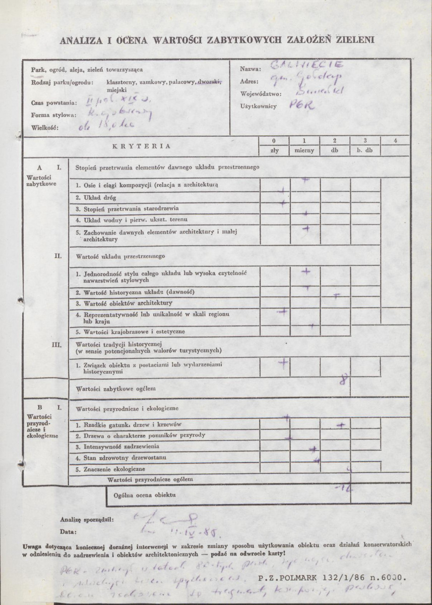 Ewidencja parkowa, skan nr 2