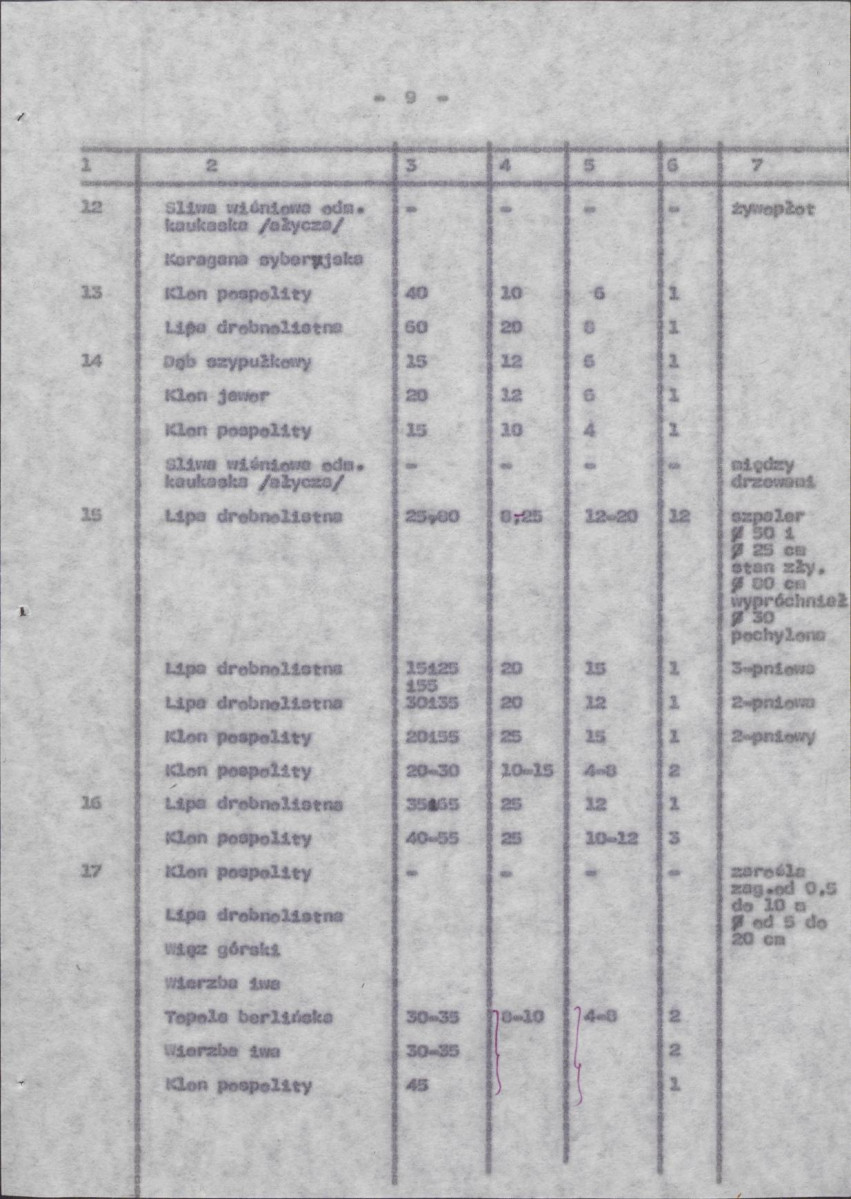 Ewidencja parkowa, skan nr 17