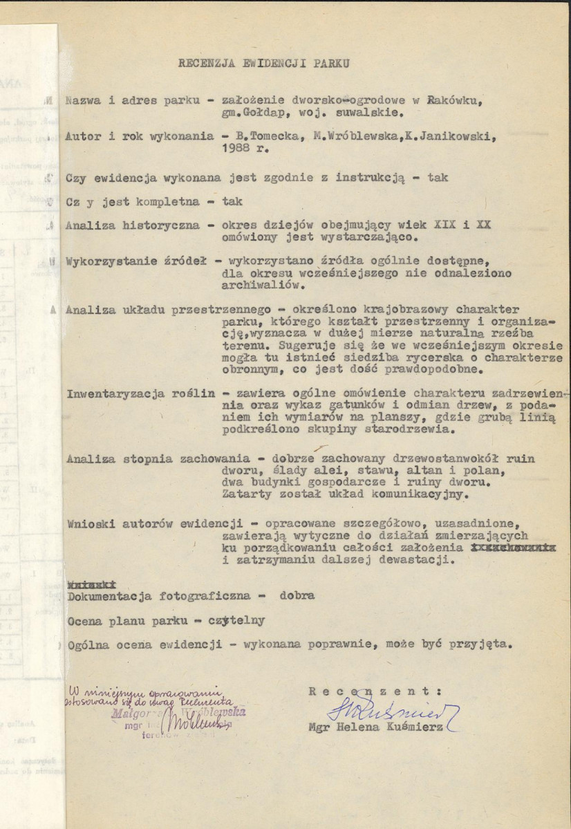 Ewidencja parkowa, skan nr 4