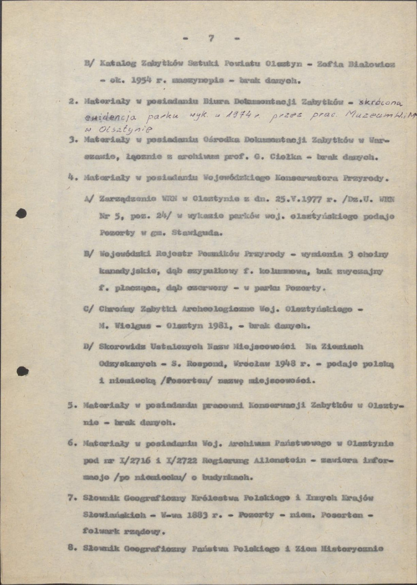 Ewidencja parkowa, skan nr 15