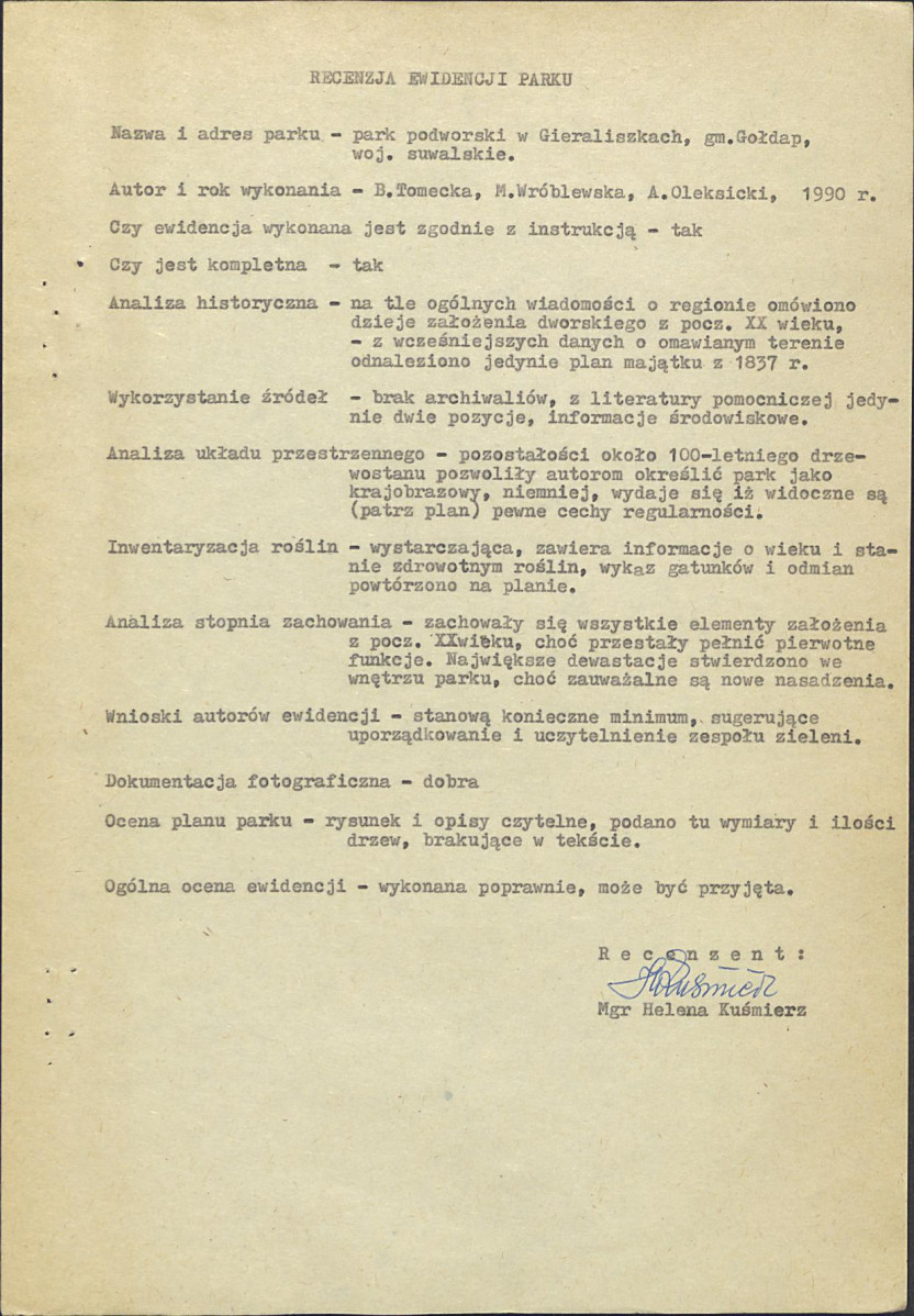 Ewidencja parkowa, skan nr 5