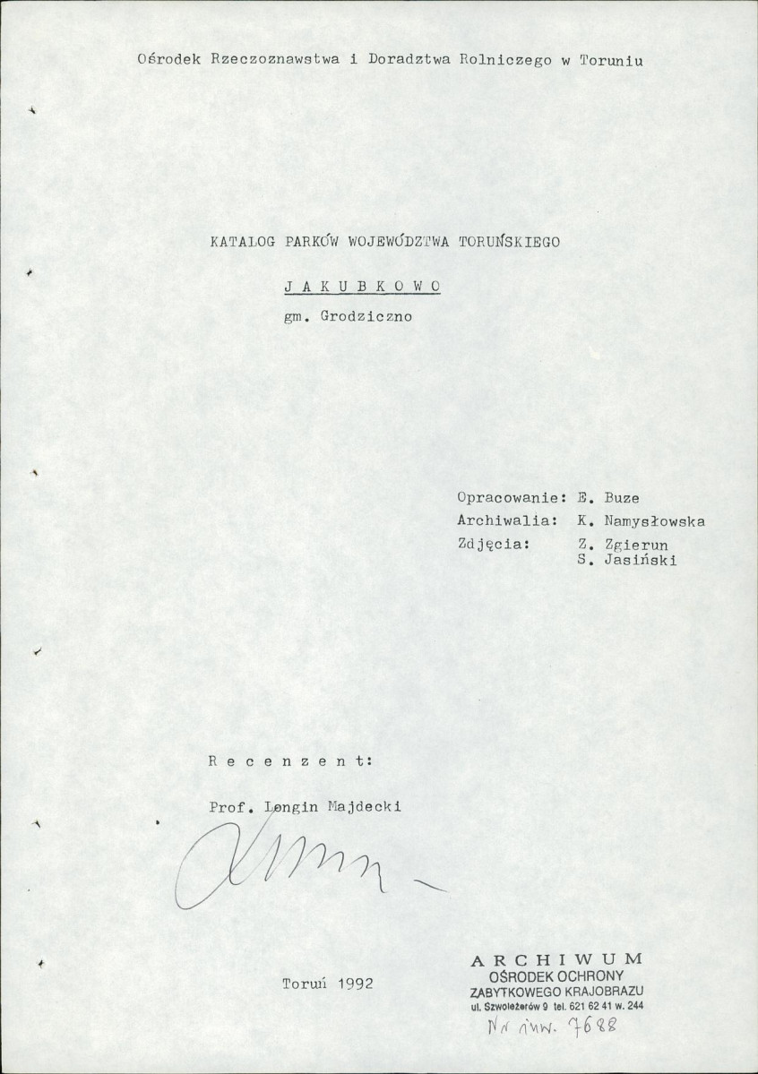 Ewidencja parkowa, skan nr 8