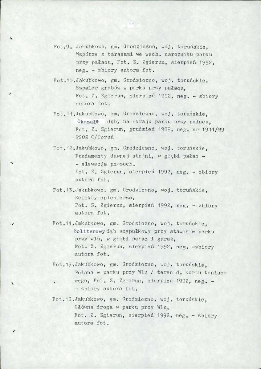 Ewidencja parkowa, skan nr 31