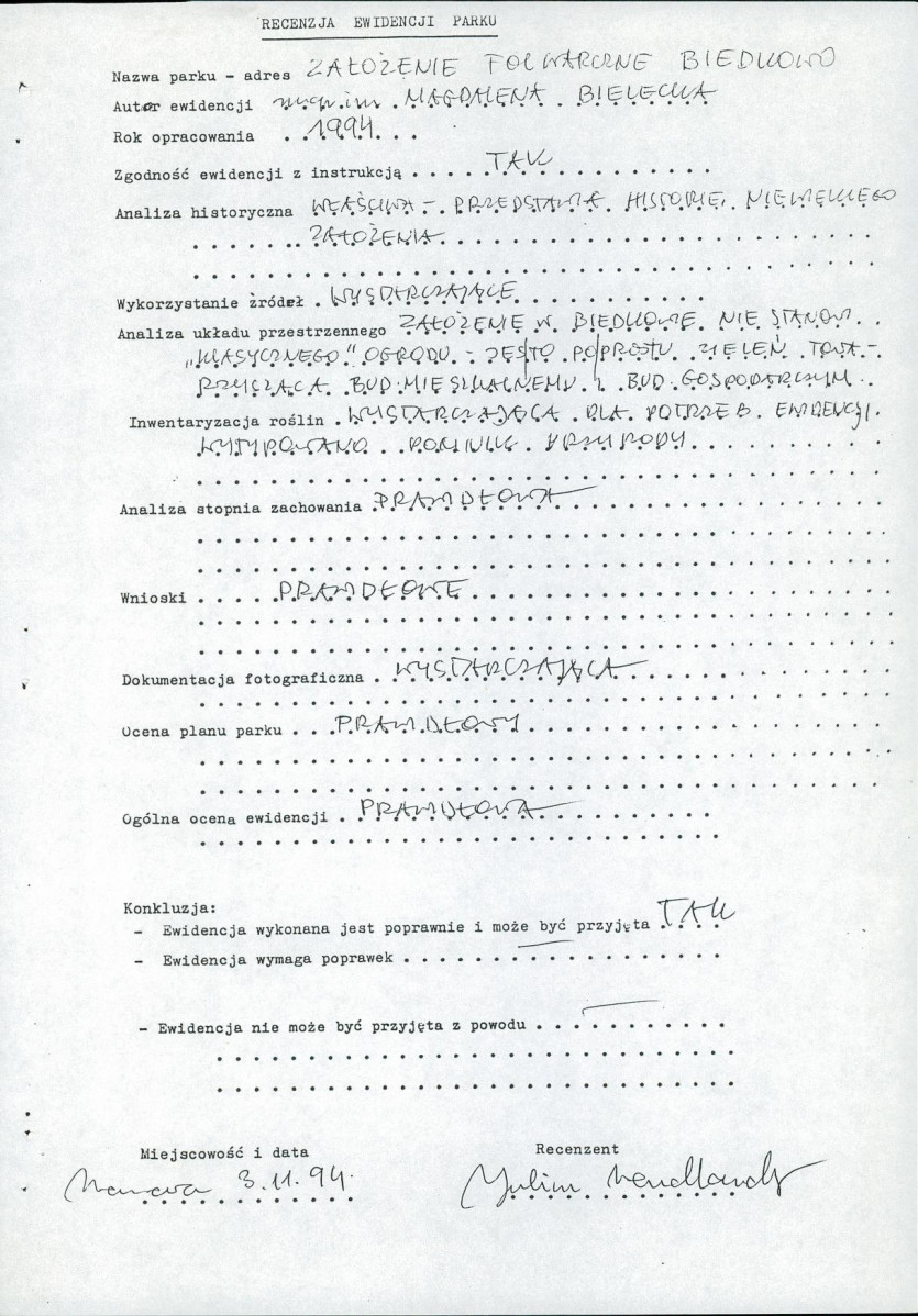 Ewidencja parkowa, skan nr 5