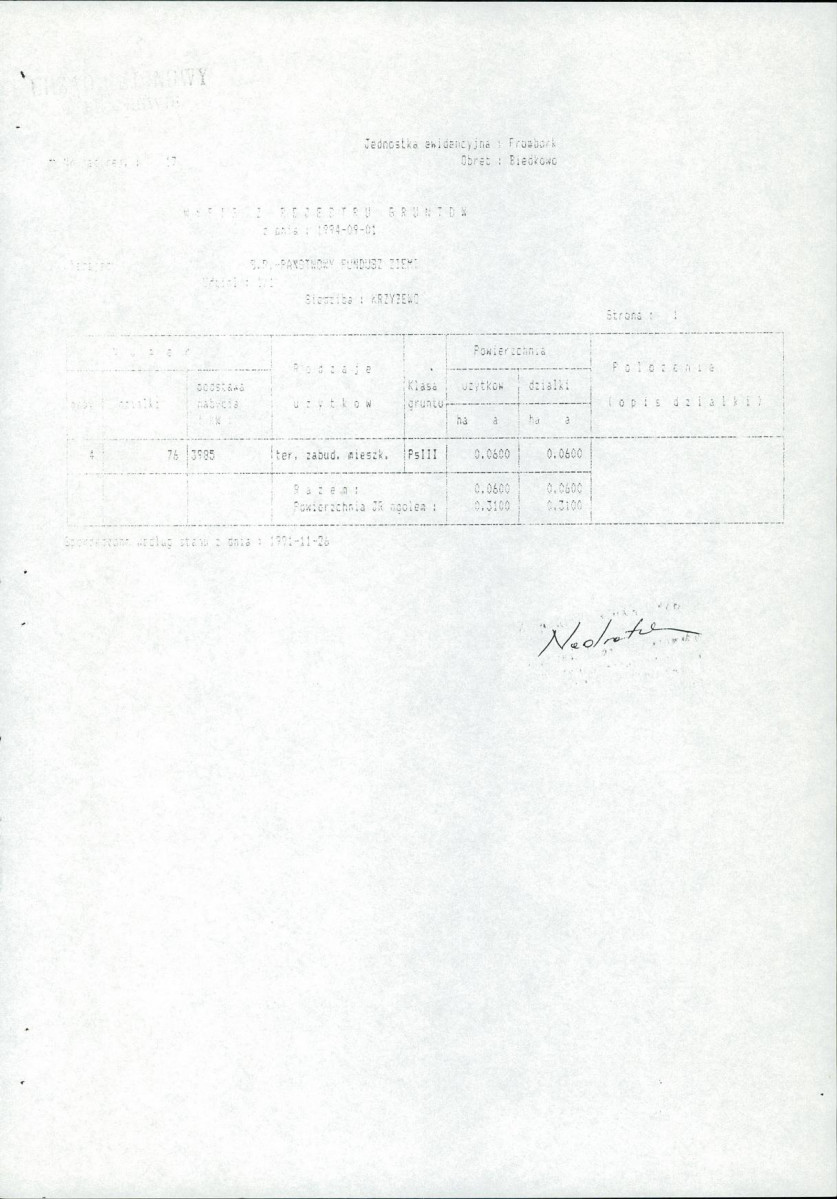 Ewidencja parkowa, skan nr 22