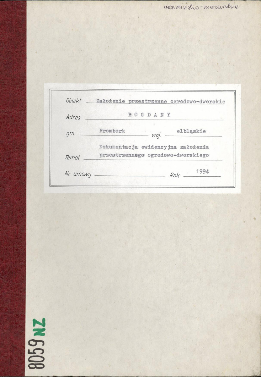 Ewidencja parkowa, skan nr 1