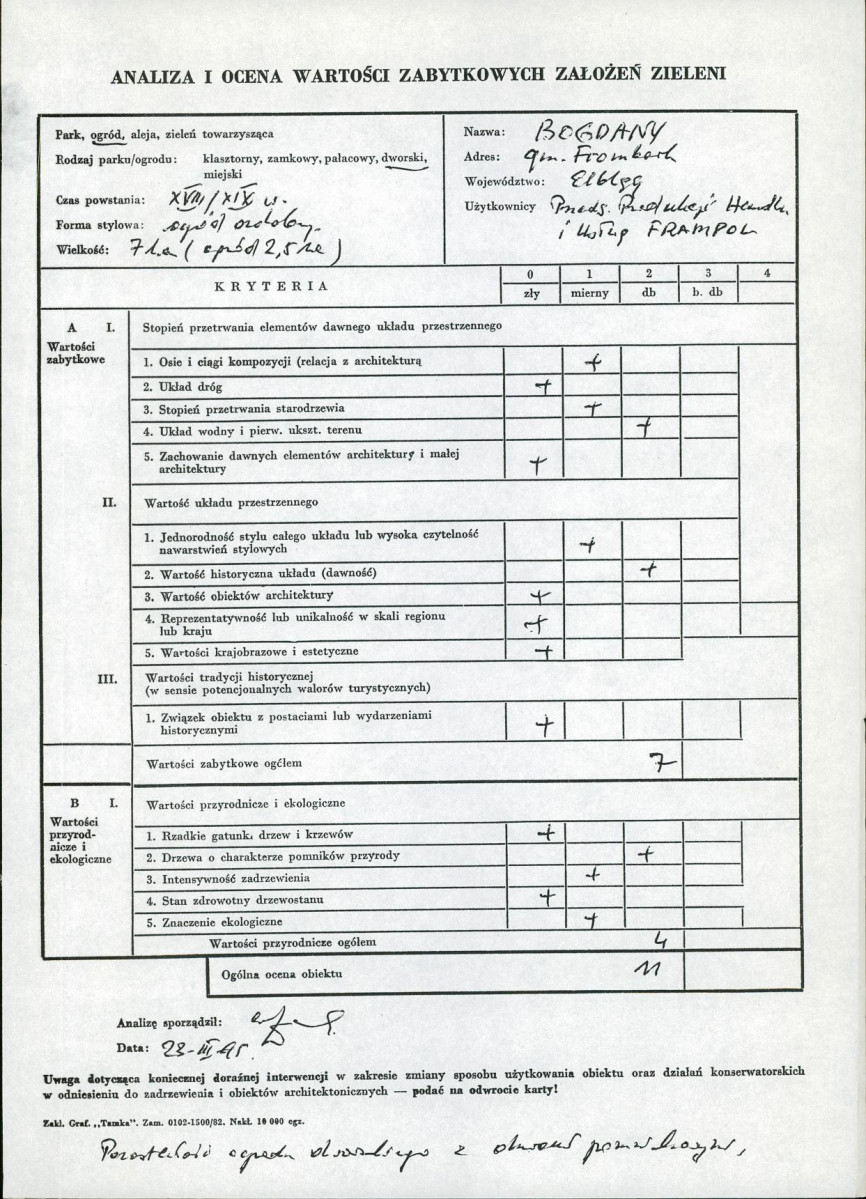 Ewidencja parkowa, skan nr 3