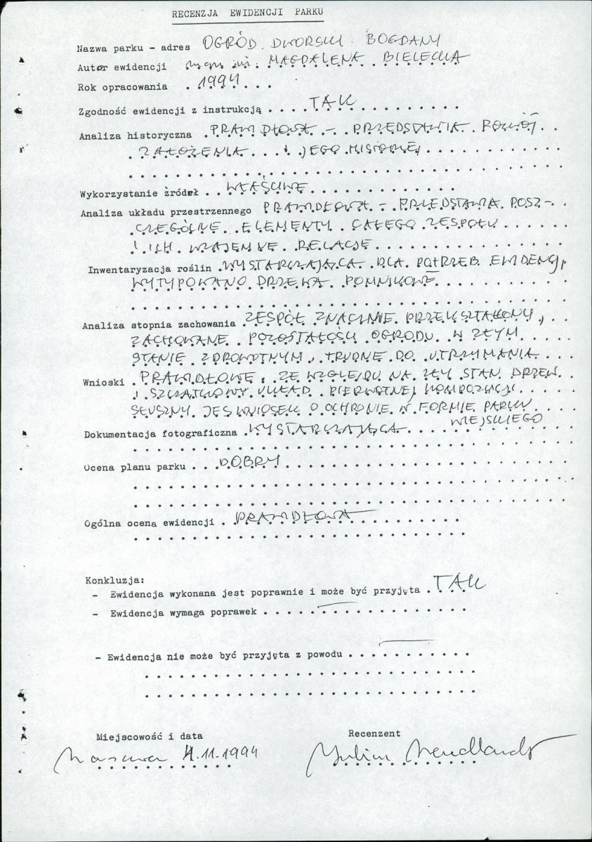 Ewidencja parkowa, skan nr 5