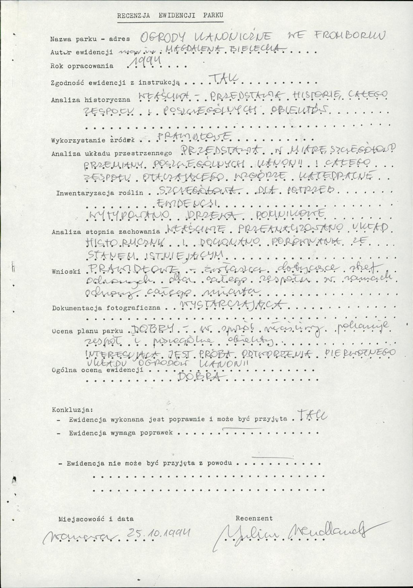 Ewidencja parkowa, skan nr 5