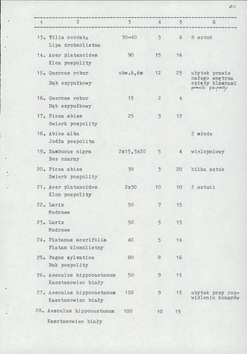 Ewidencja parkowa, skan nr 28