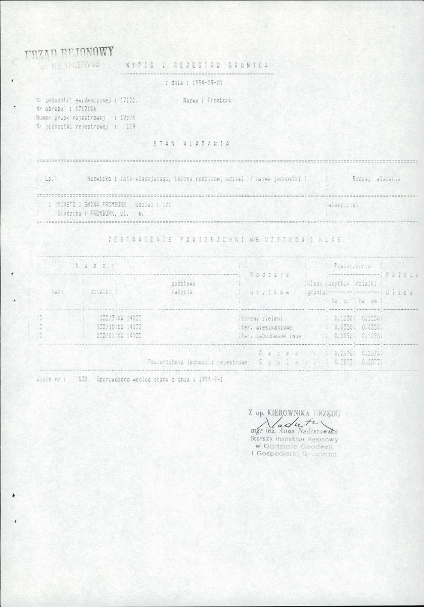 Ewidencja parkowa, skan nr 80