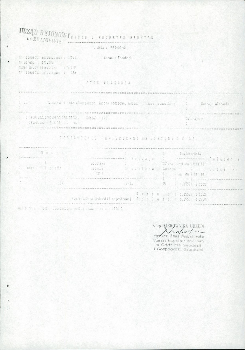 Ewidencja parkowa, skan nr 81
