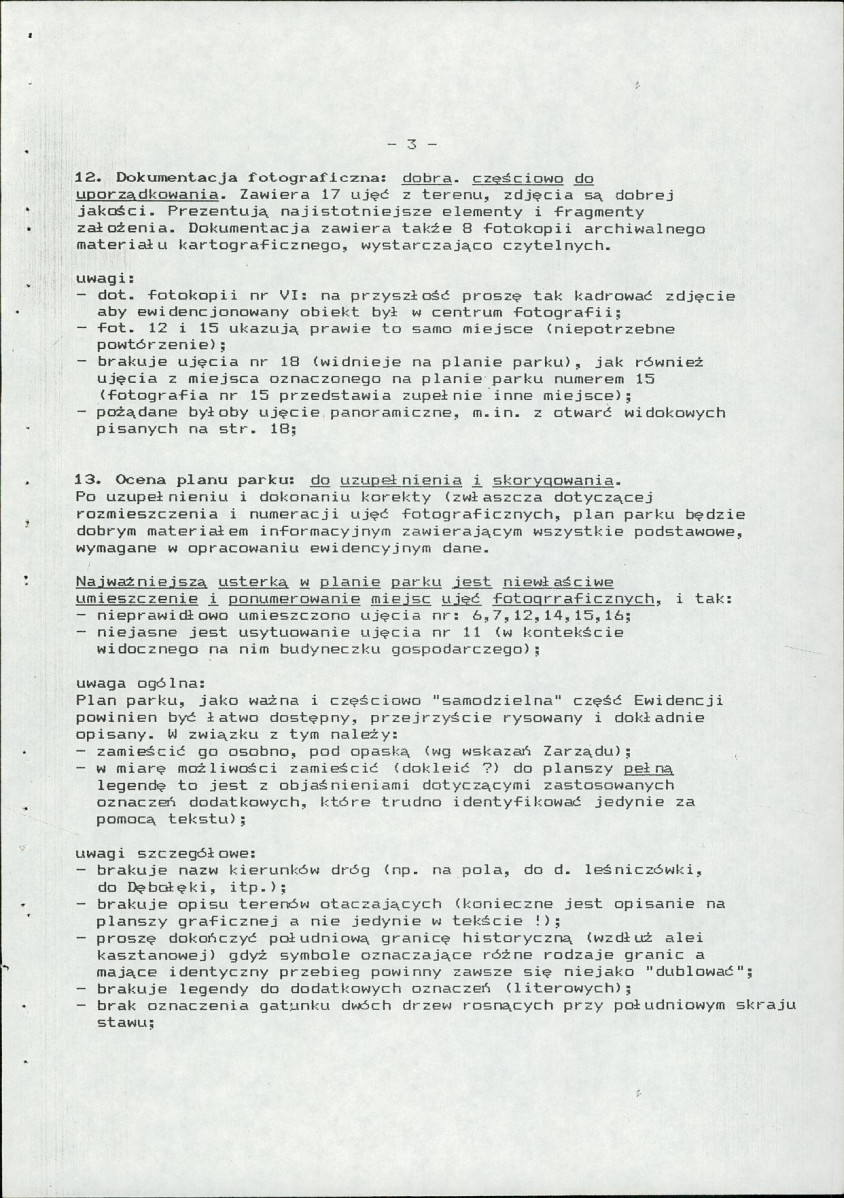 Ewidencja parkowa, skan nr 13
