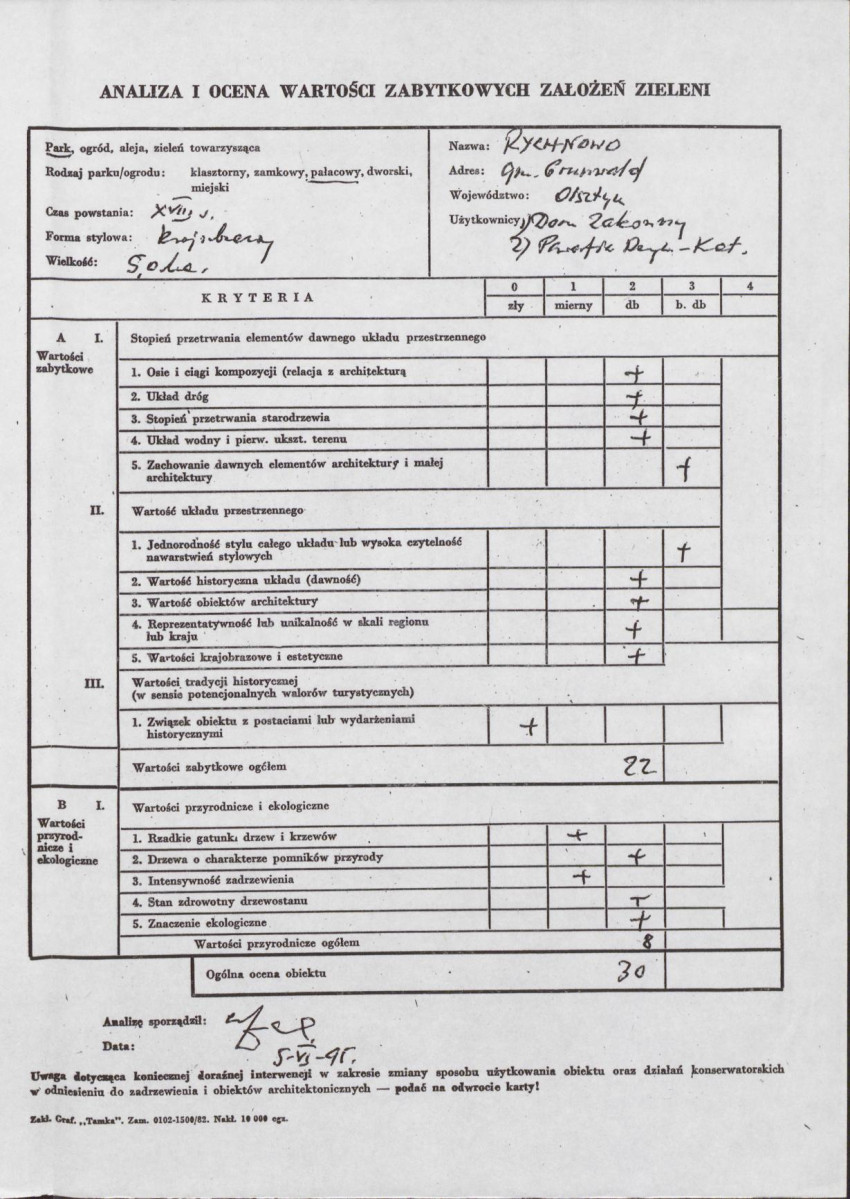 Ewidencja parkowa, skan nr 3
