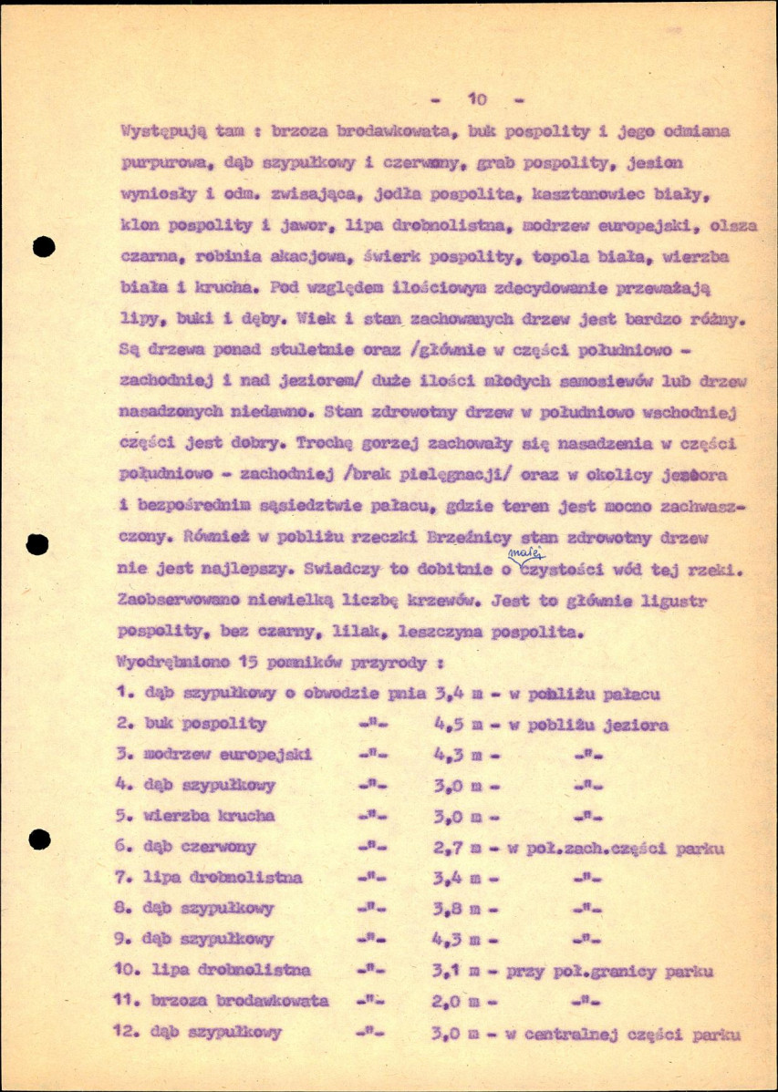 Ewidencja parkowa, skan nr 15