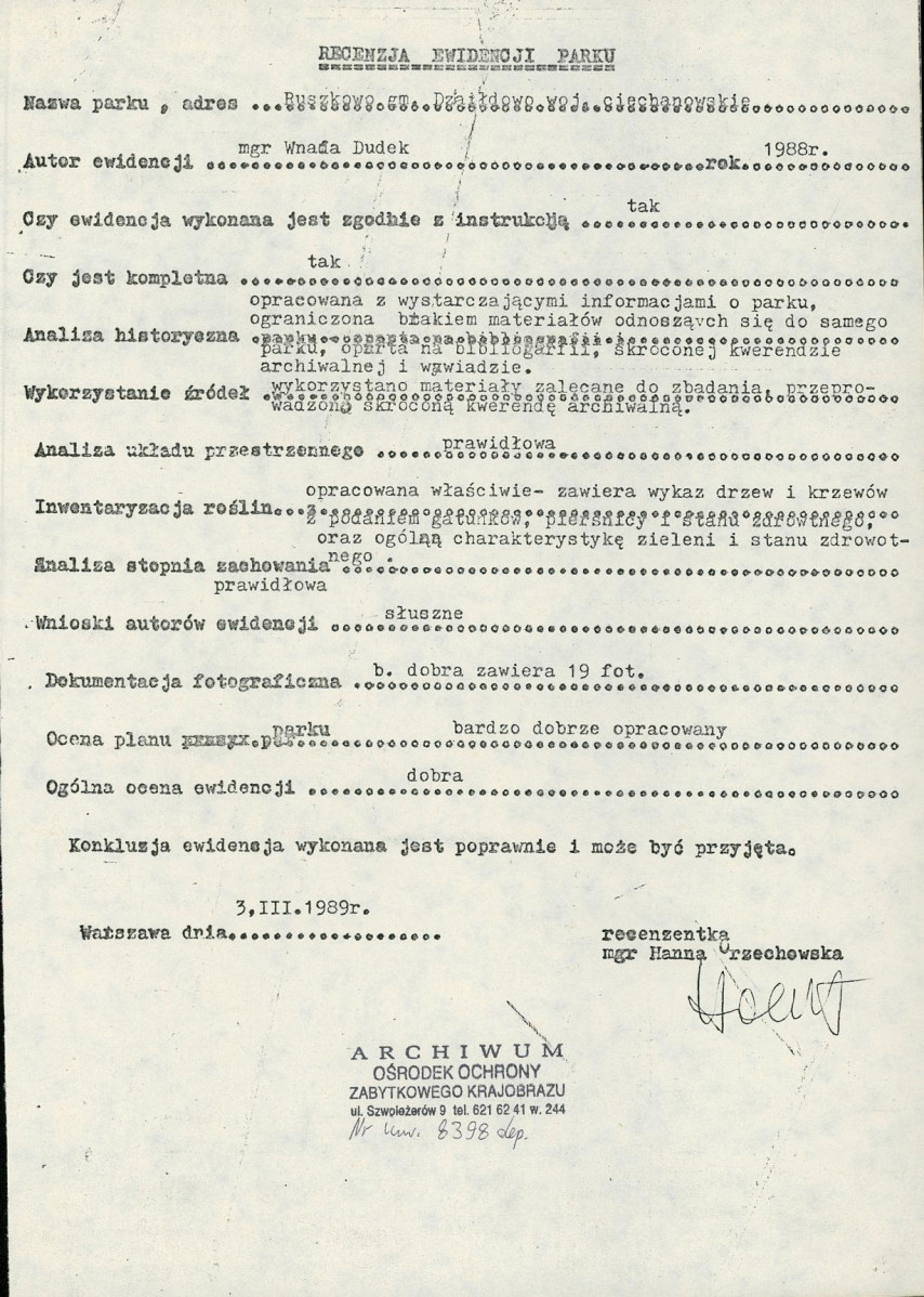 Ewidencja parkowa, skan nr 5