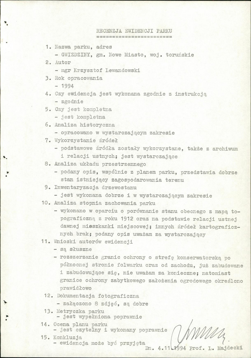 Ewidencja parkowa, skan nr 4