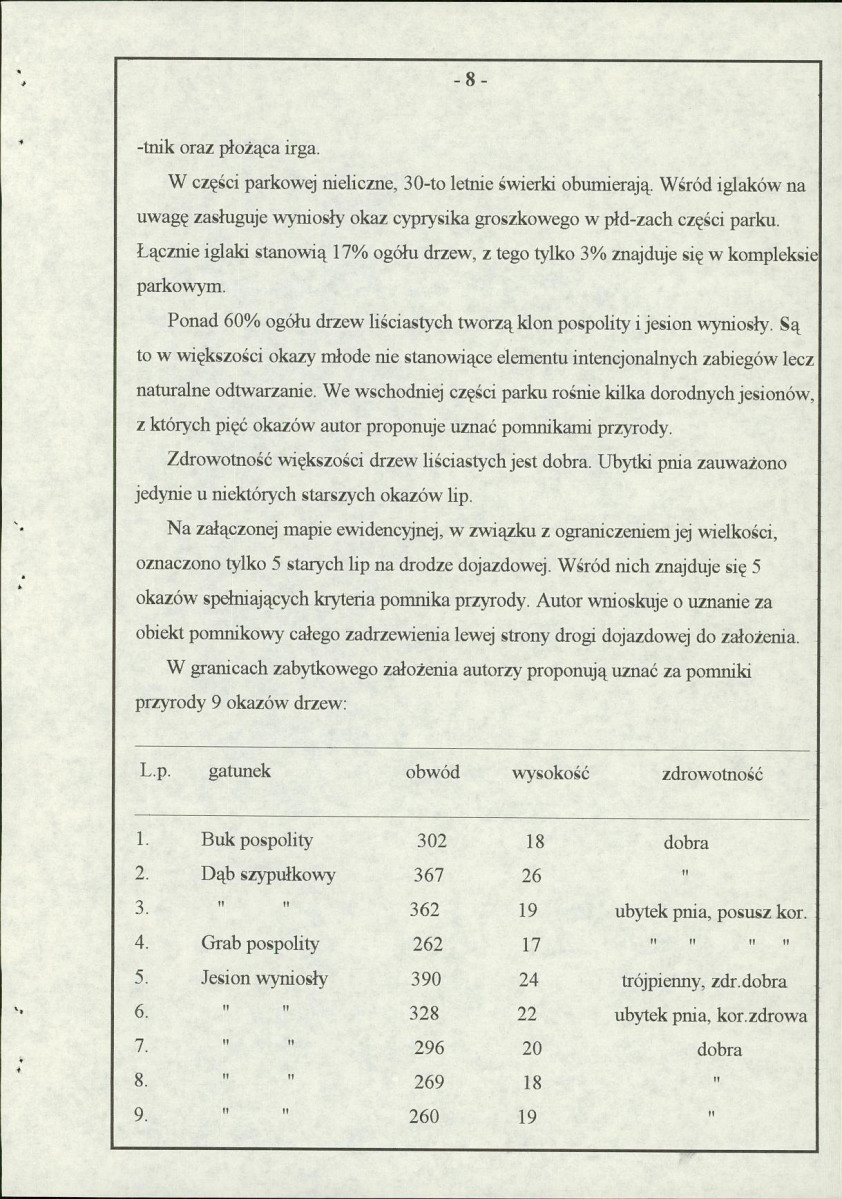 Ewidencja parkowa, skan nr 16