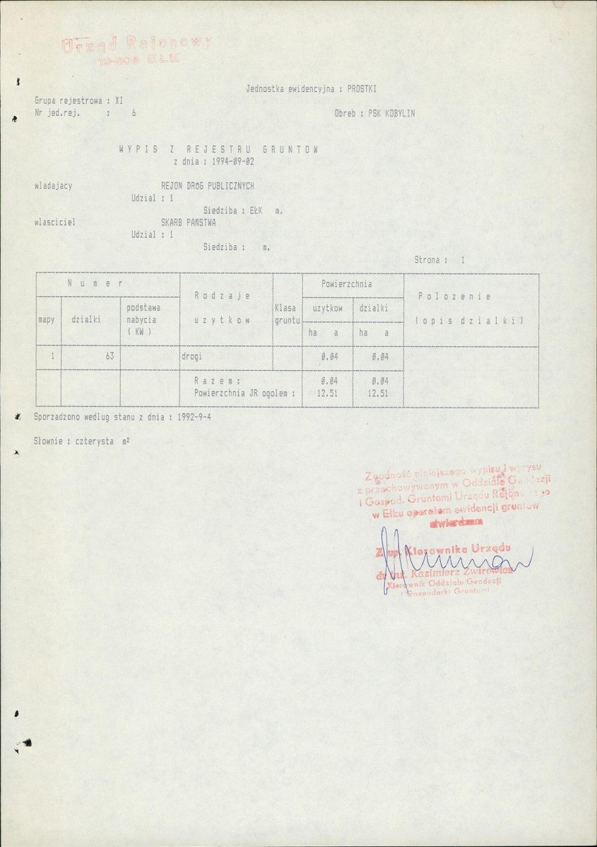 Ewidencja parkowa, skan nr 38