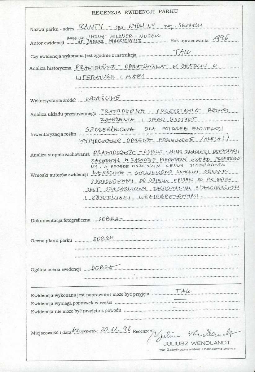 Ewidencja parkowa, skan nr 5