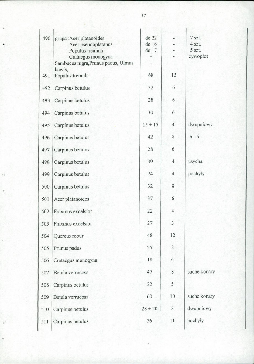 Ewidencja parkowa, skan nr 42
