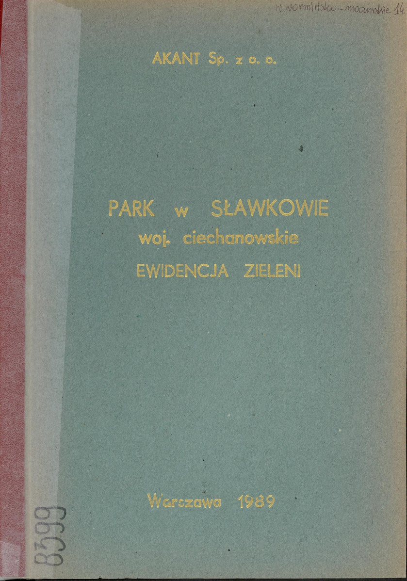 Ewidencja parkowa, skan nr 1
