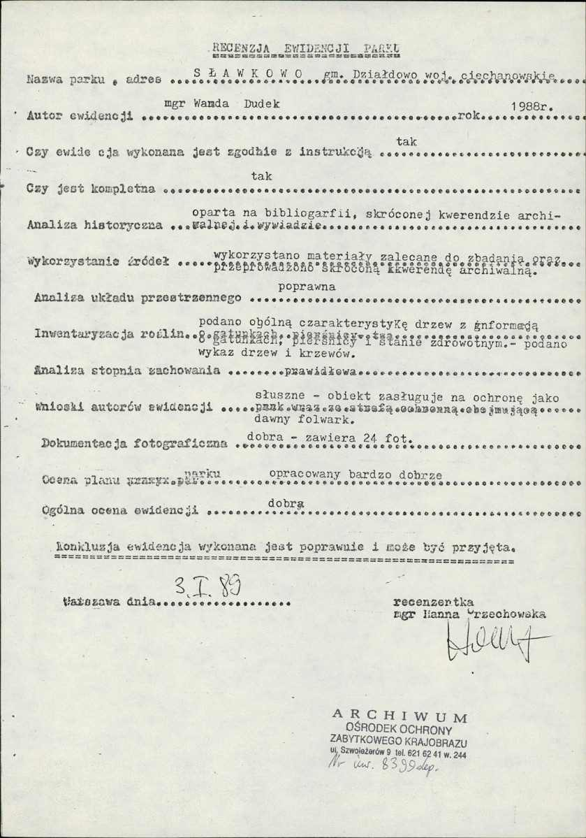 Ewidencja parkowa, skan nr 5