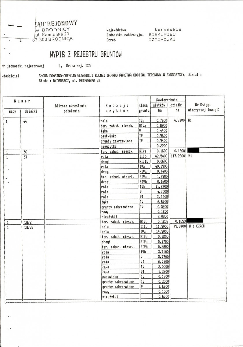 EP - Ewidencja parkowa, skan nr 34