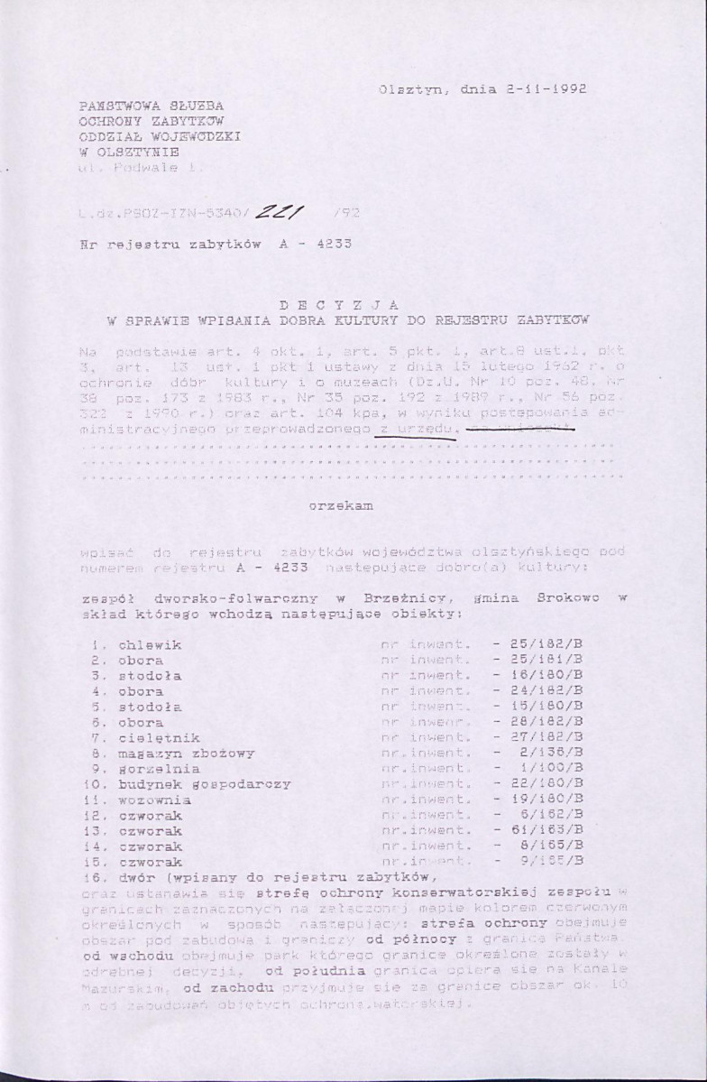 EP - Ewidencja parkowa, skan nr 10