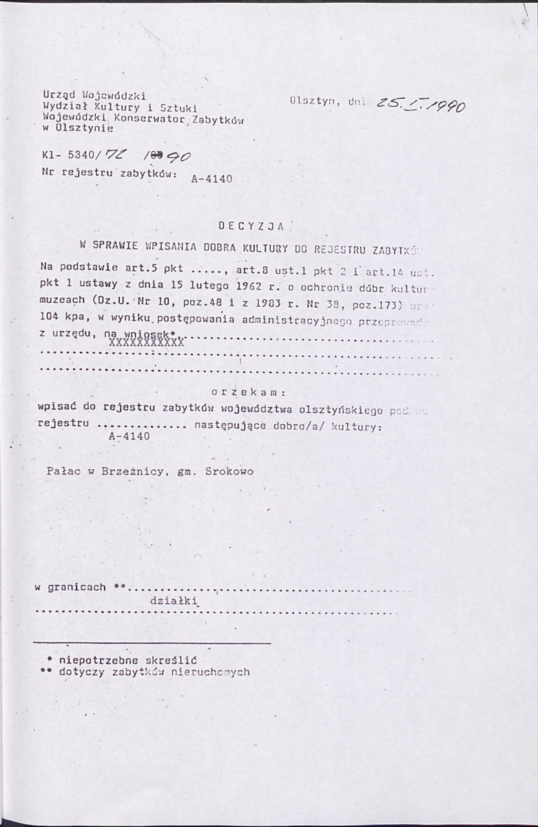 EP - Ewidencja parkowa, skan nr 12