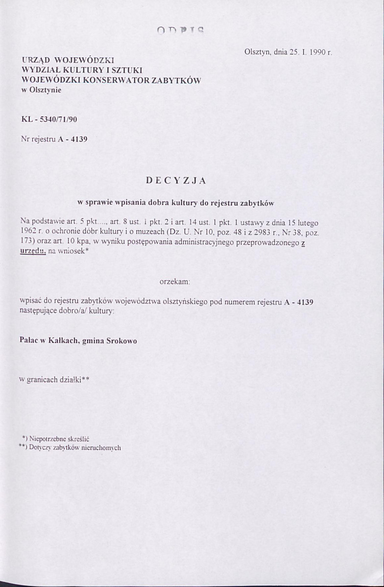 EP - Ewidencja parkowa, skan nr 13