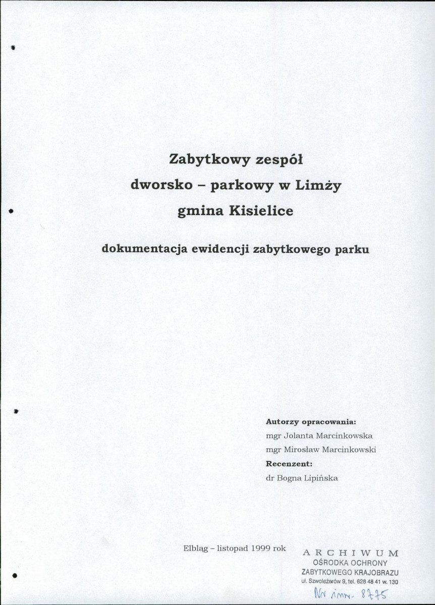 EP - Ewidencja parkowa, skan nr 3