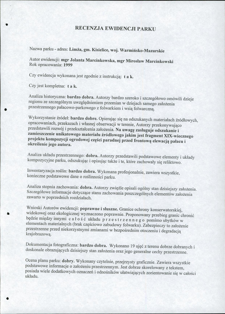 EP - Ewidencja parkowa, skan nr 4
