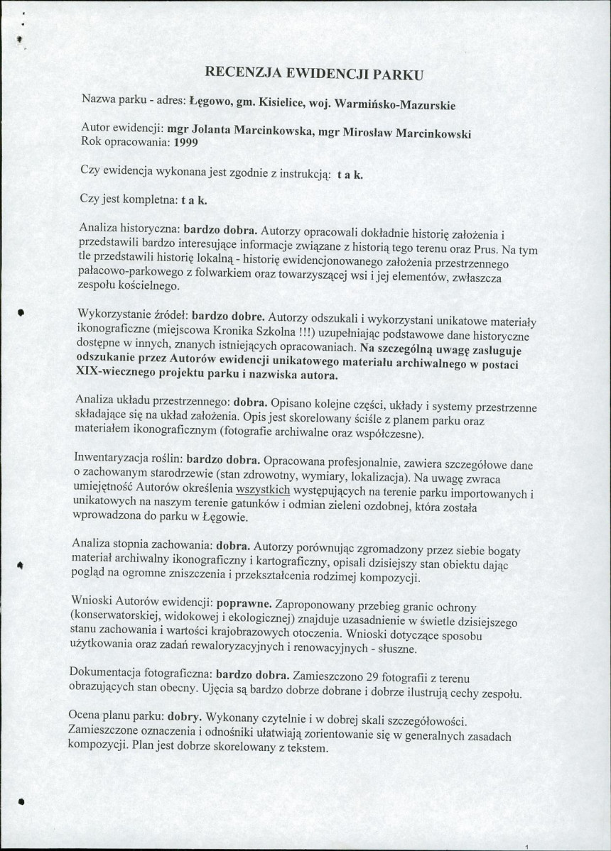 EP - Ewidencja parkowa, skan nr 4
