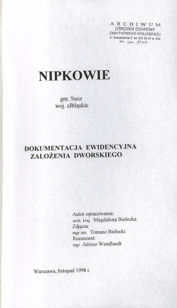EP - Ewidencja parkowa, skan nr 3