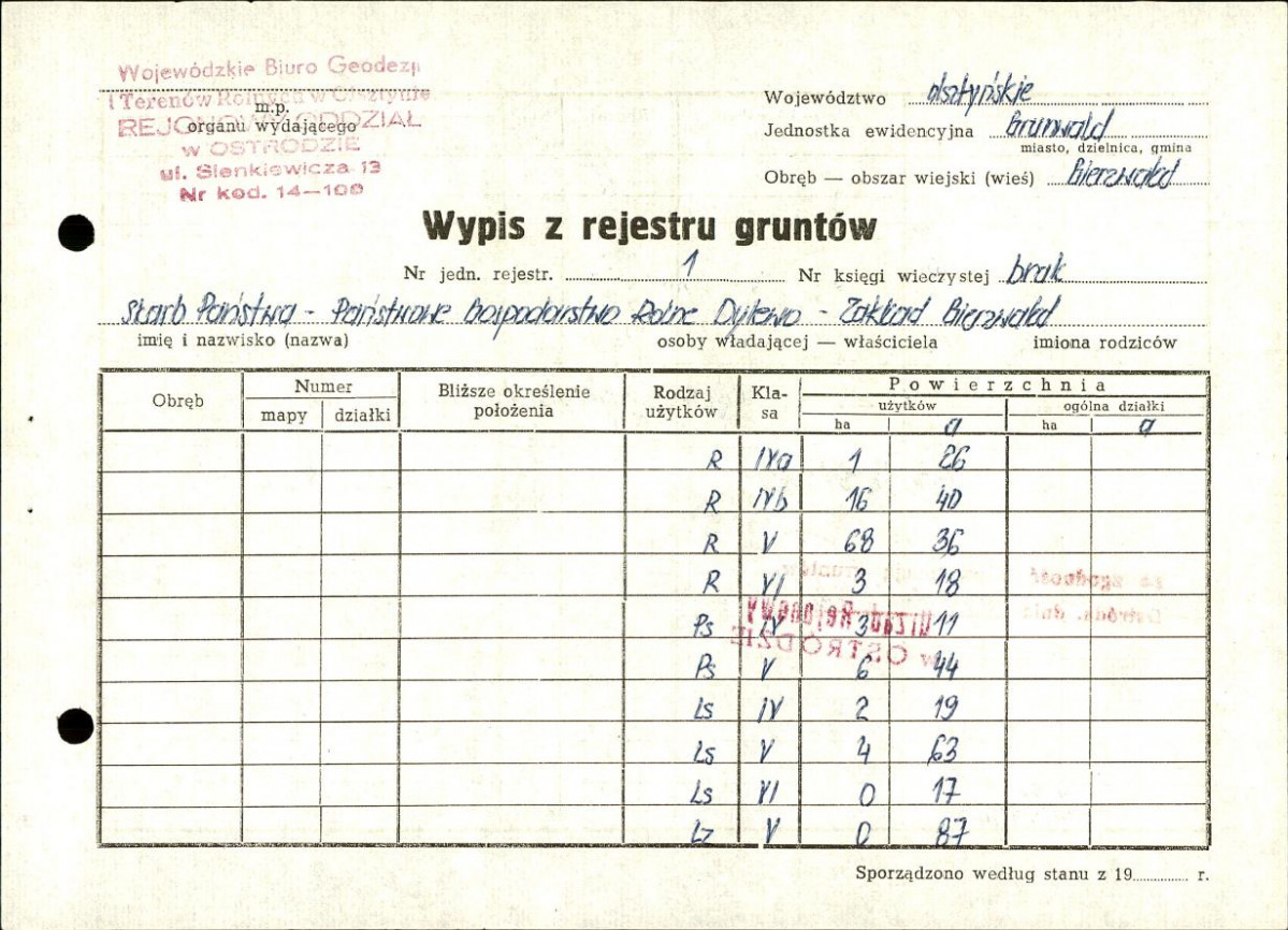 Ewidencja parkowa, skan nr 7
