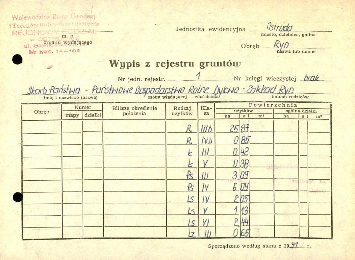 EP - Ewidencja parkowa, skan nr 11
