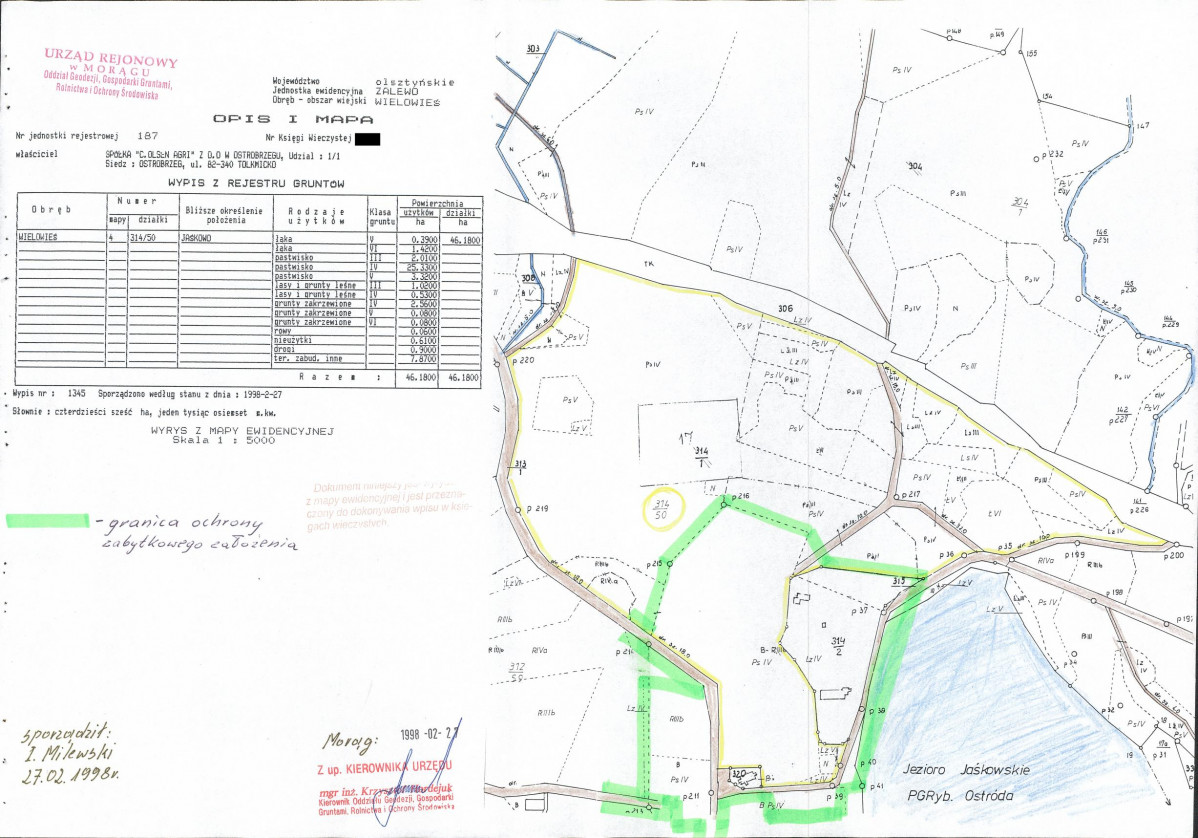 EP - Ewidencja parkowa, skan nr 5