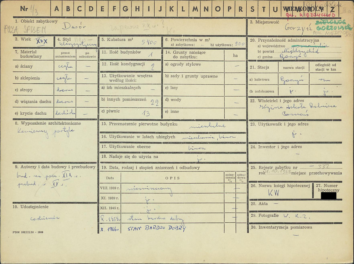 KZ - Karta zielona, skan nr 1