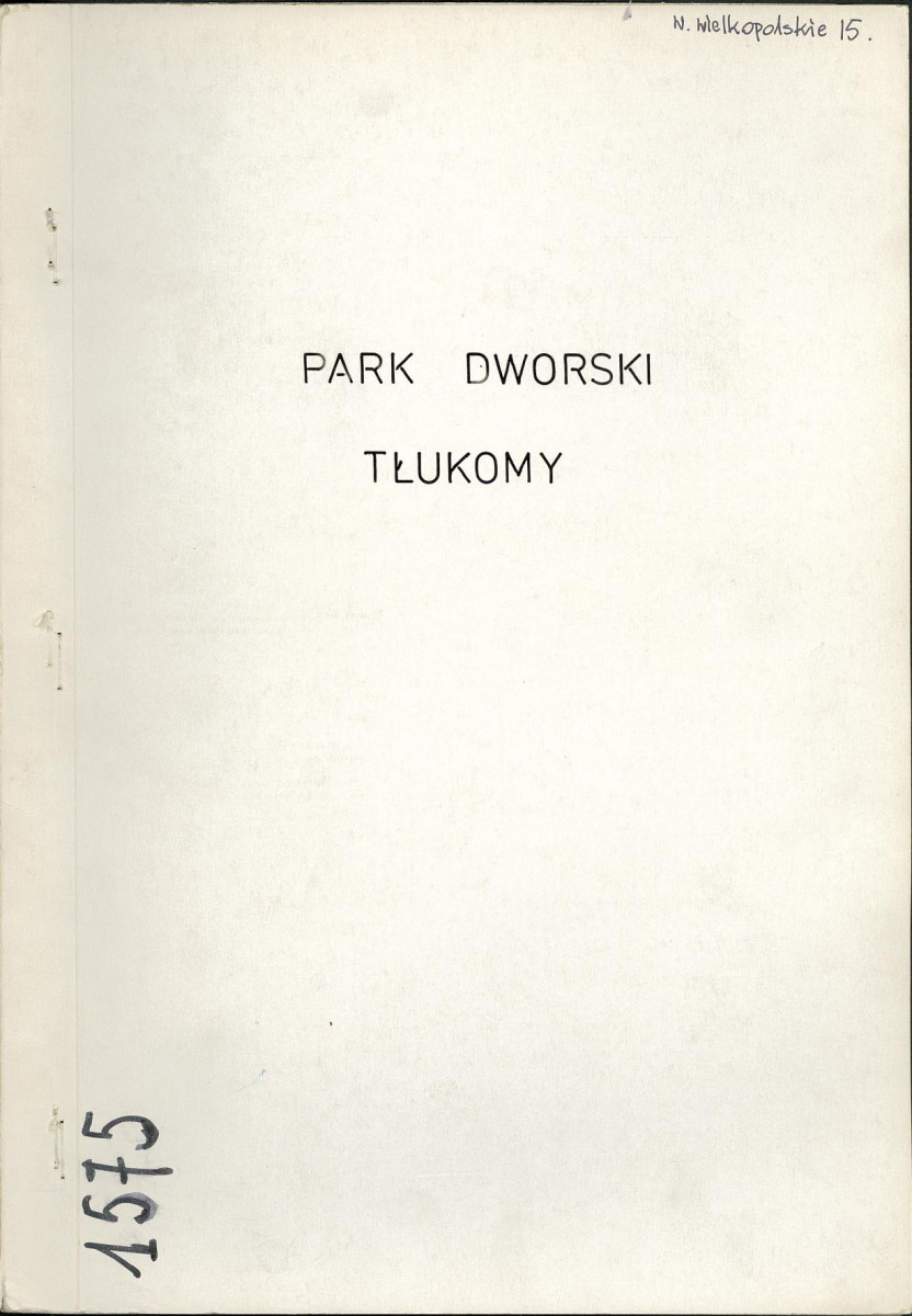 EP - Ewidencja parkowa, skan nr 1