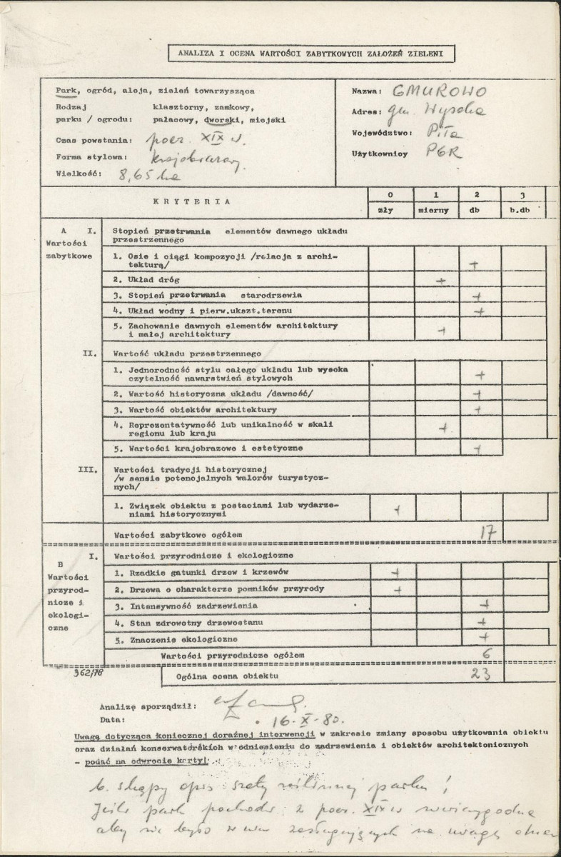 EP - Ewidencja parkowa, skan nr 3