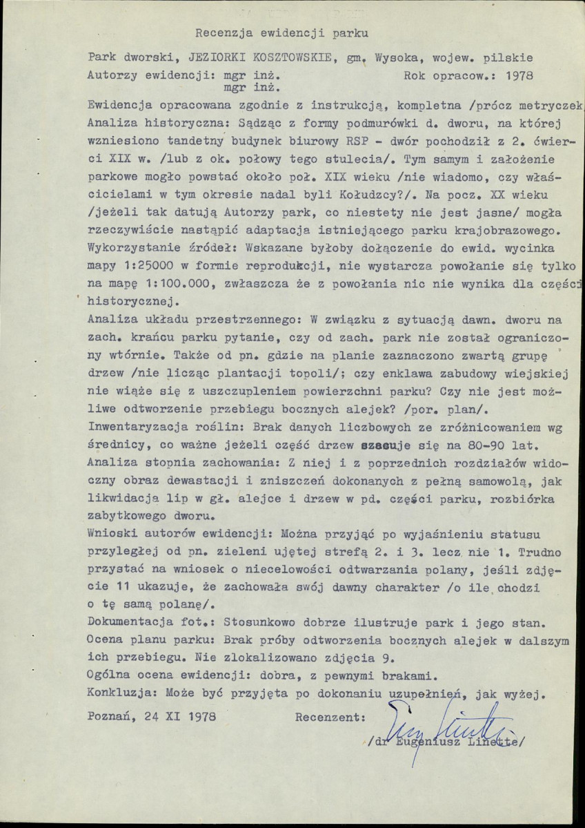 EP - Ewidencja parkowa, skan nr 13