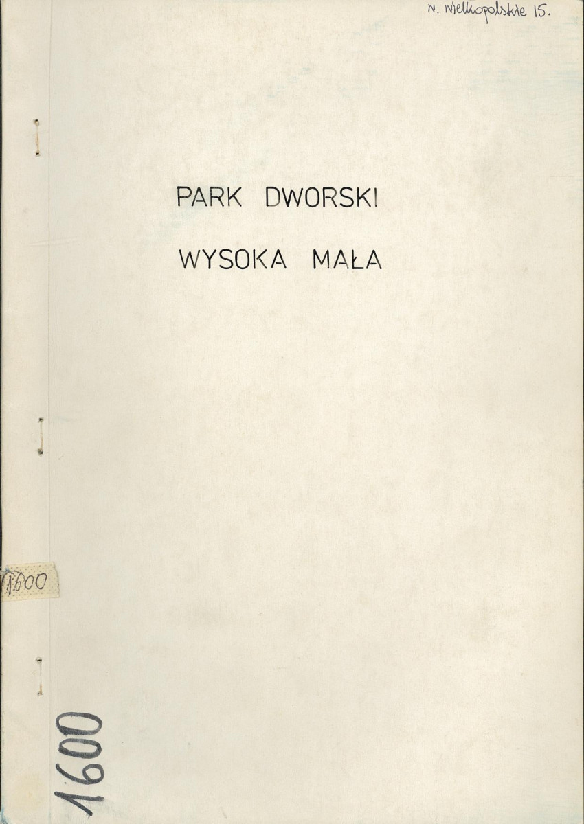 EP - Ewidencja parkowa, skan nr 1