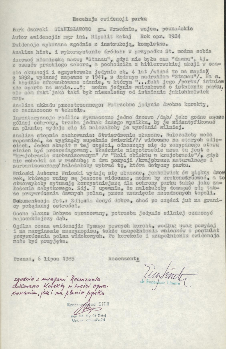 Ewidencja parkowa, skan nr 6