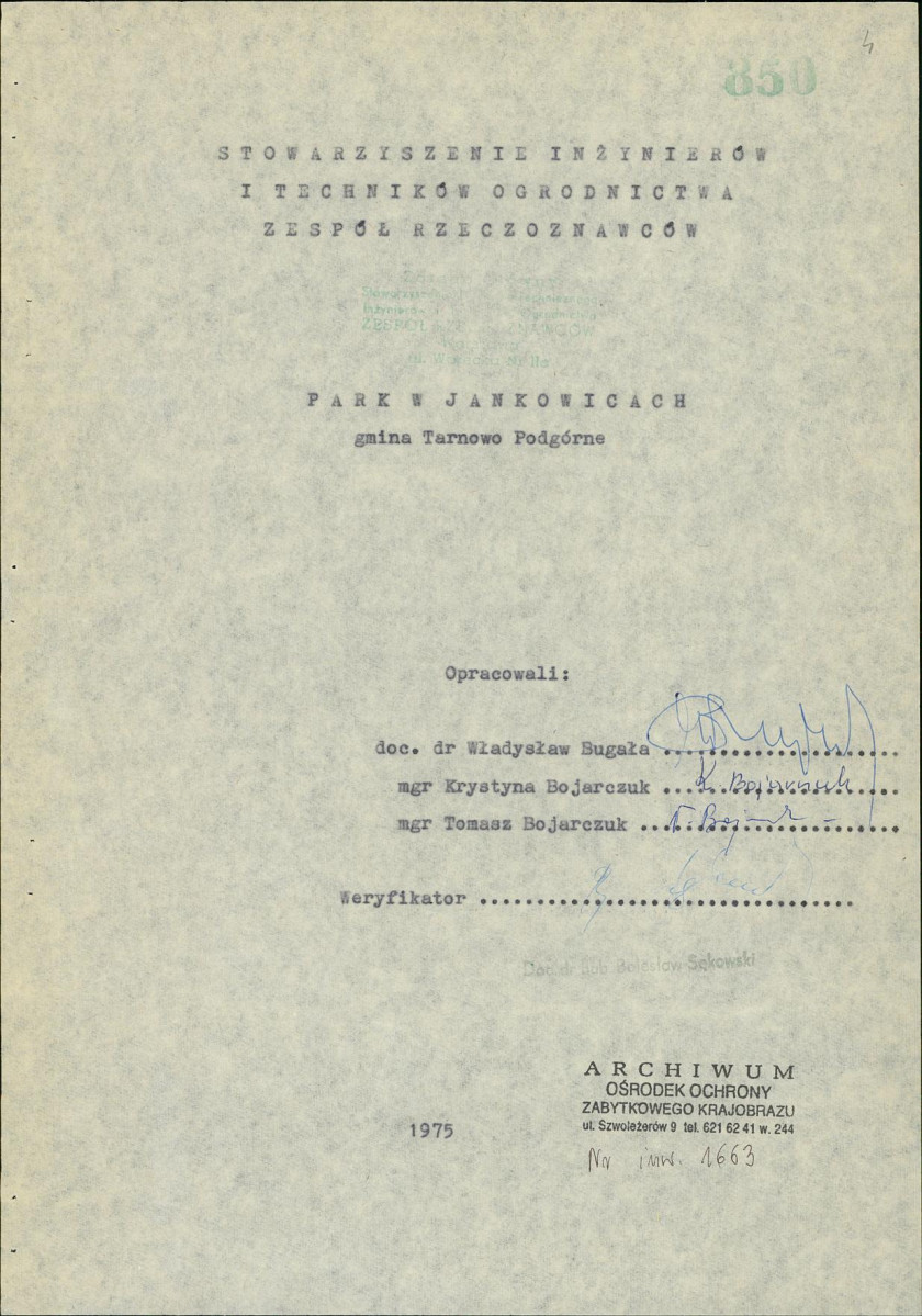 EP - Ewidencja parkowa, skan nr 3