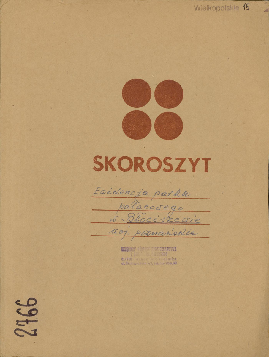 EP - Ewidencja parkowa, skan nr 1