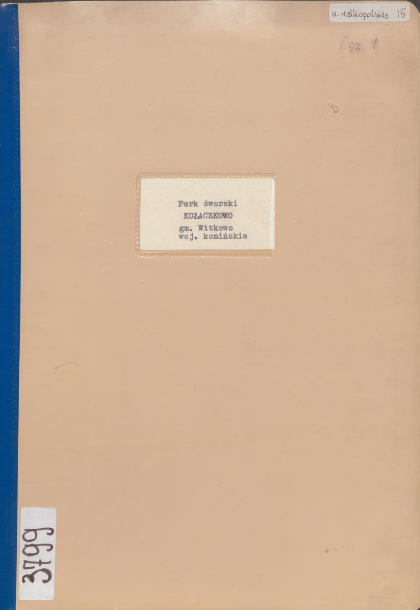 EP - Ewidencja parkowa, skan nr 1