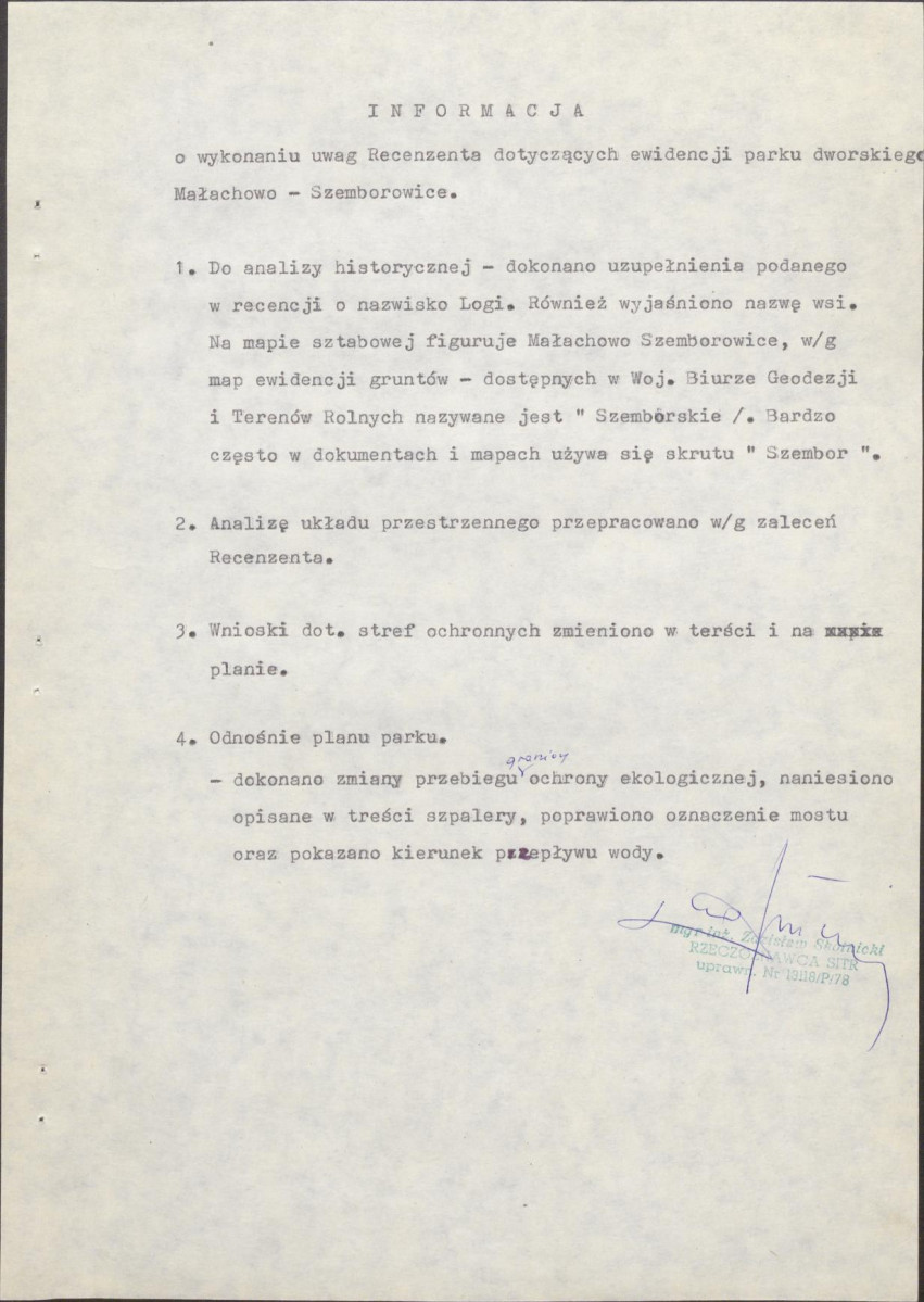 Ewidencja parkowa, skan nr 6