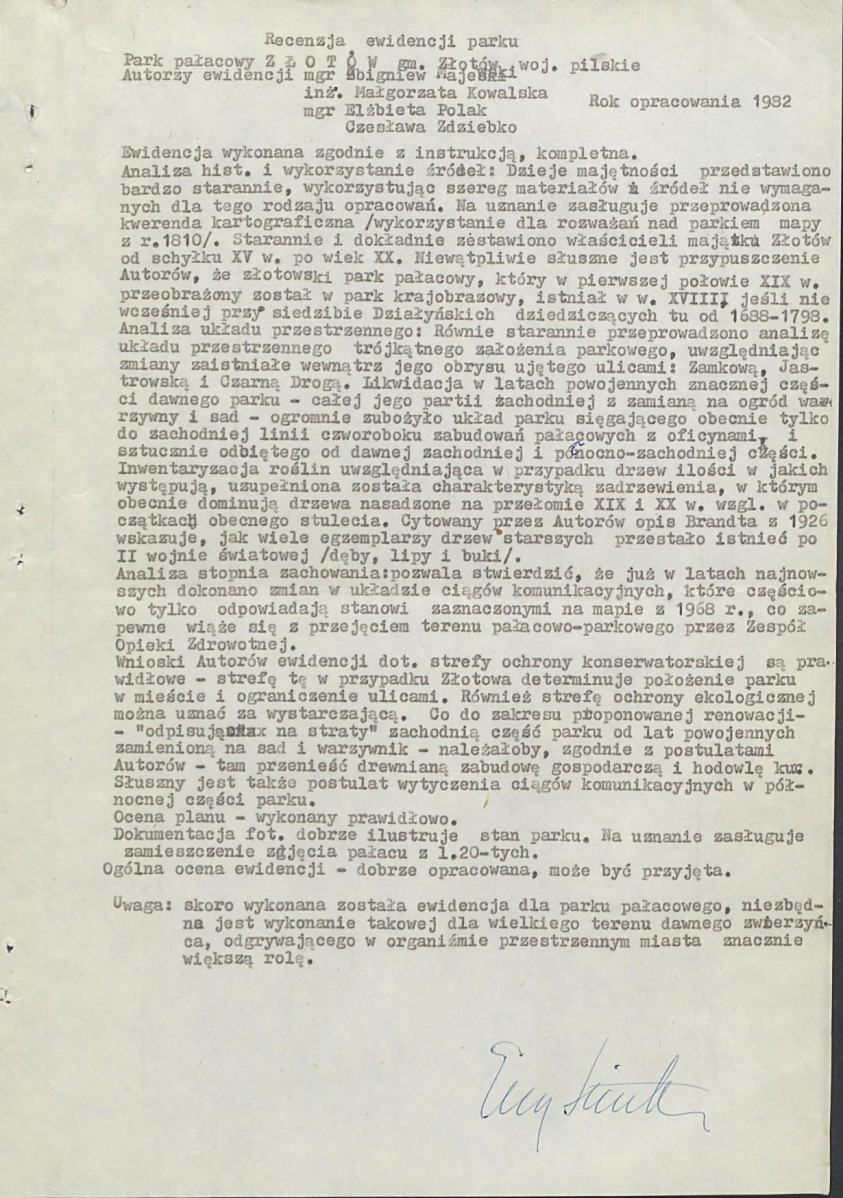 Ewidencja parkowa, skan nr 33