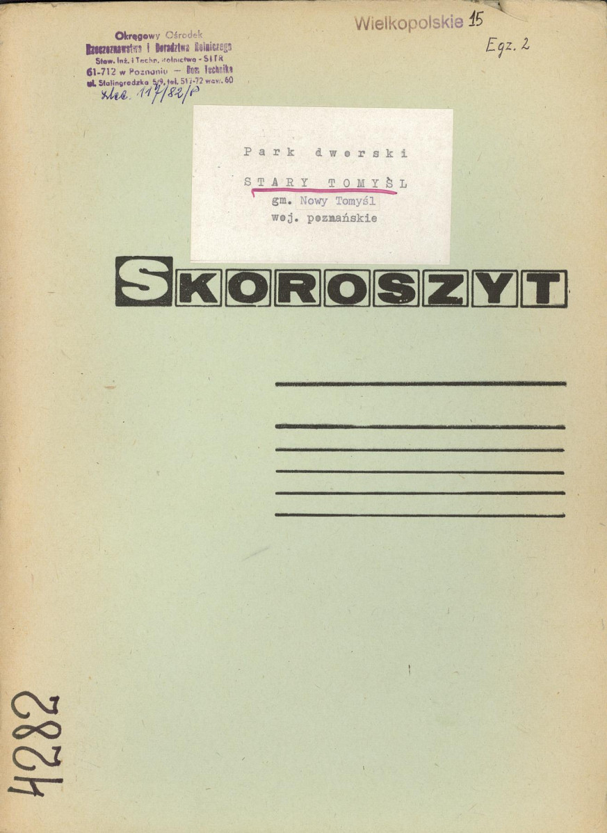 Ewidencja parkowa, skan nr 1